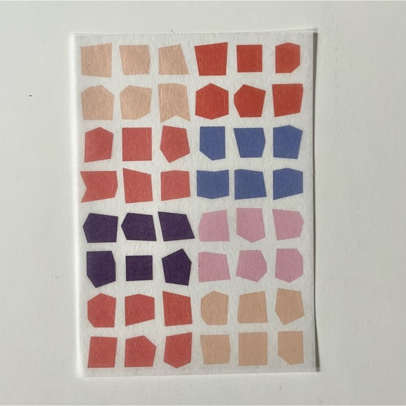 🏷️ aesthetic abstract geometric PET translucent sticker sheet set - Picture 6 of 10